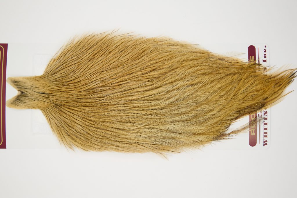 11700 Coq De Leon Dry Fly Hackle None Rooster Cape Light Ginger Ties Size NA