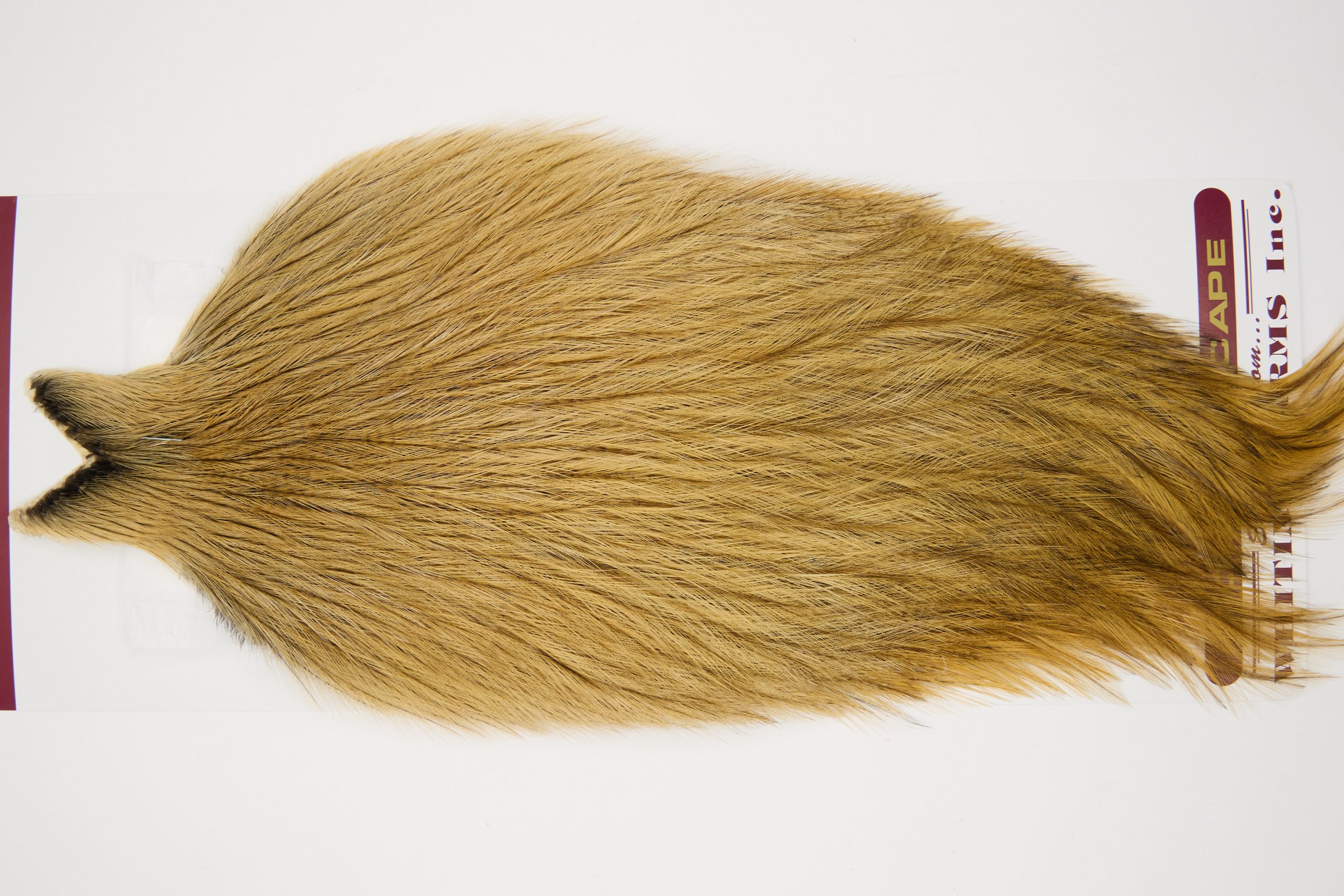 11703 Coq De Leon Dry Fly Hackle None Rooster Cape Light Ginger Ties Size NA