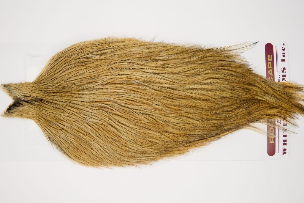 11704 Coq De Leon Dry Fly Hackle None Rooster Cape Light Ginger Ties Size NA