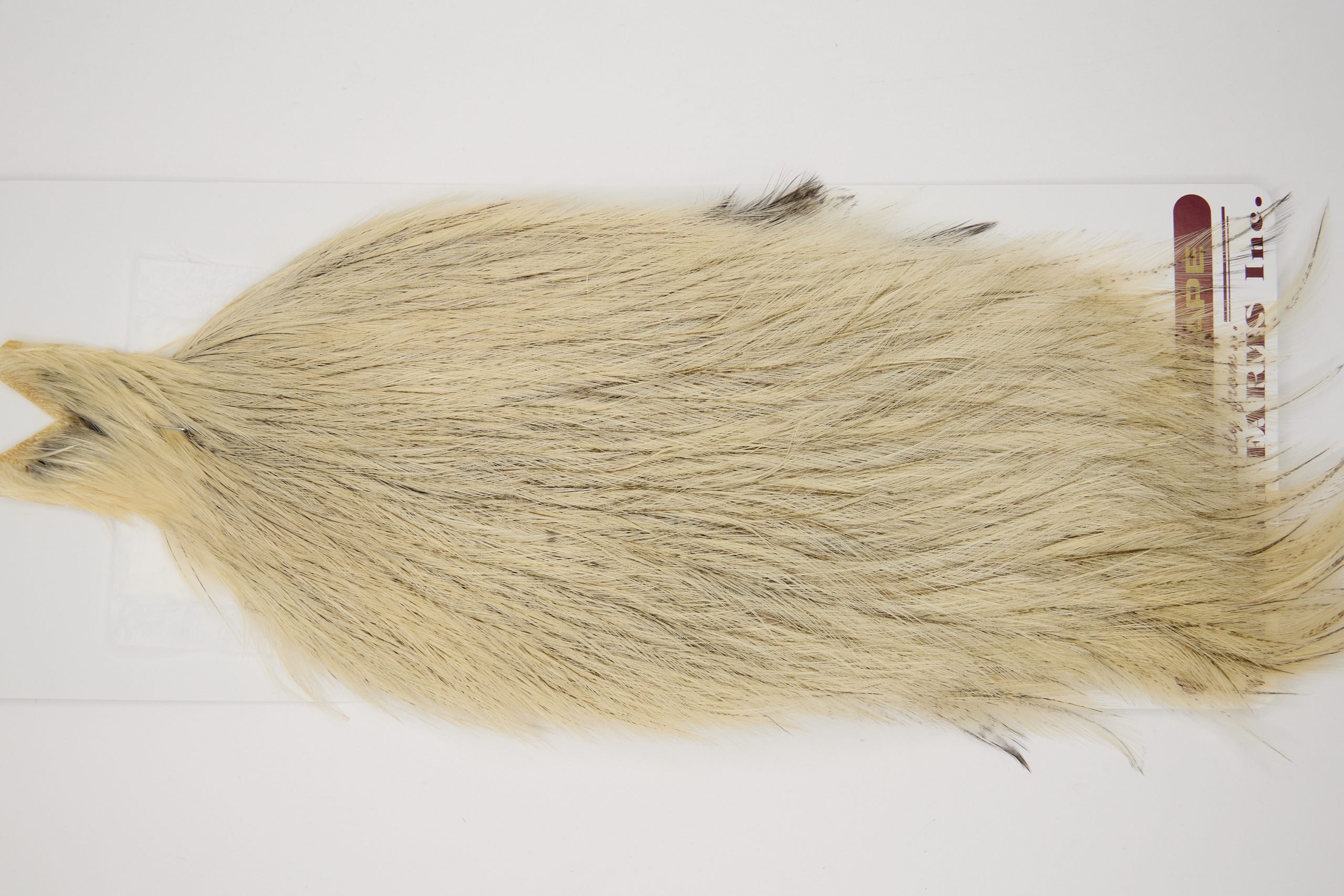 11718 Coq De Leon Dry Fly Hackle None Rooster Cape Cream Badger Ties Size NA