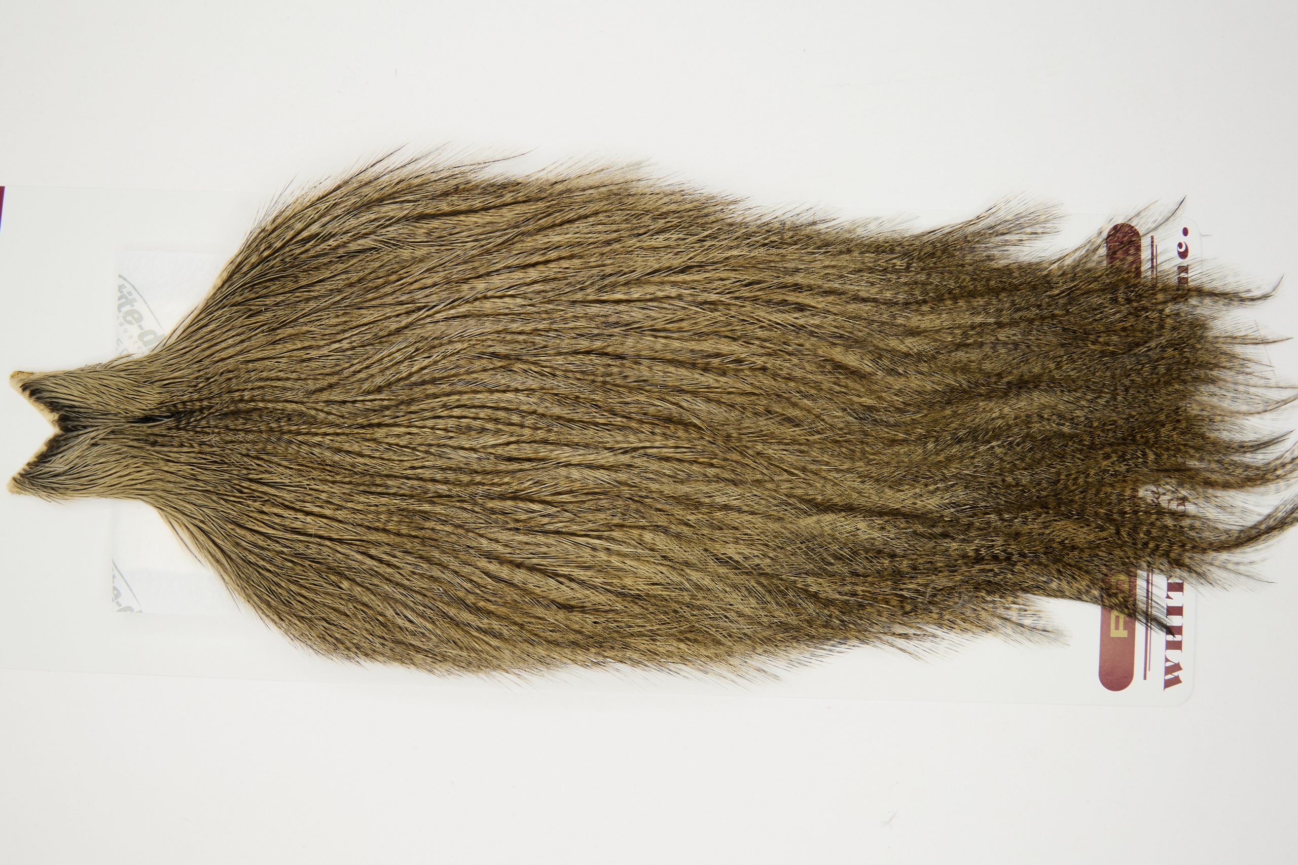 11720 Coq De Leon Dry Fly Hackle None Rooster Cape Dark Pardo Ties Size NA