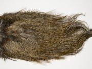 11731 Coq De Leon Dry Fly Hackle Silver Grade Rooster Saddle Light Pardo Ties Size NA
