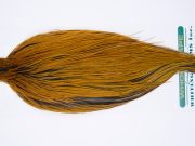 11761 Hebert Dry Fly Hackle Bronze Grade Rooster Cape Light Brown Ties Size 10-20