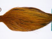 11766 Hebert Dry Fly Hackle Bronze Grade Rooster Cape Light Brown Ties Size 10-22