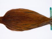 11772 Hebert Dry Fly Hackle Bronze Grade Rooster Cape Medium Brown Ties Size 10-22