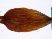 11773 Hebert Dry Fly Hackle Bronze Grade Rooster Cape Medium Brown Ties Size 6-20