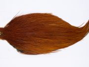 11775 Hebert Dry Fly Hackle Bronze Grade Rooster Cape Medium Brown Ties Size 8-20