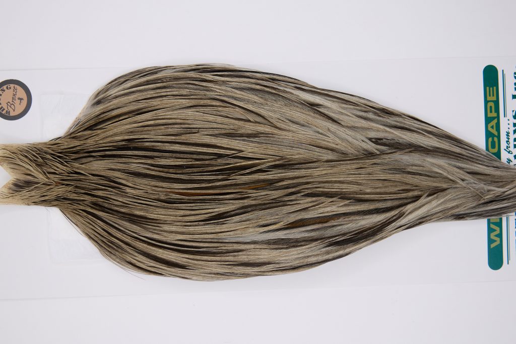 11796 Hebert Dry Fly Hackle Bronze Grade Rooster Cape Unique Variant Ties Size 10-20