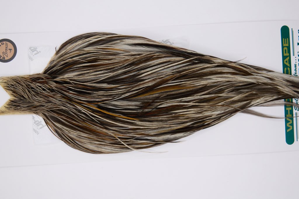 11797 Hebert Dry Fly Hackle Bronze Grade Rooster Cape Unique Variant Ties Size 8-20