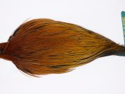 11830 Hebert Dry Fly Hackle Pro Grade Rooster Cape Medium Brown Ties Size 10-22