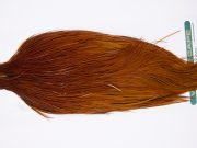 11834 Hebert Dry Fly Hackle Pro Grade Rooster Cape Medium Brown Ties Size 10-22