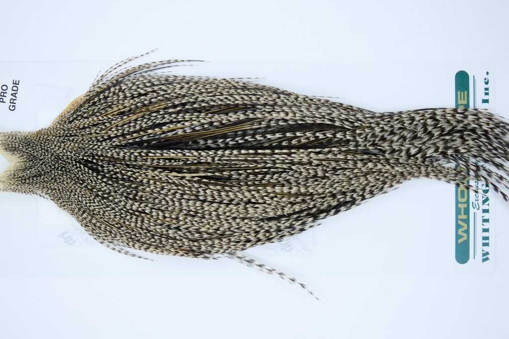 11836 Hebert Dry Fly Hackle Pro Grade Rooster Cape Grizzly Variant Ties Size 8-22