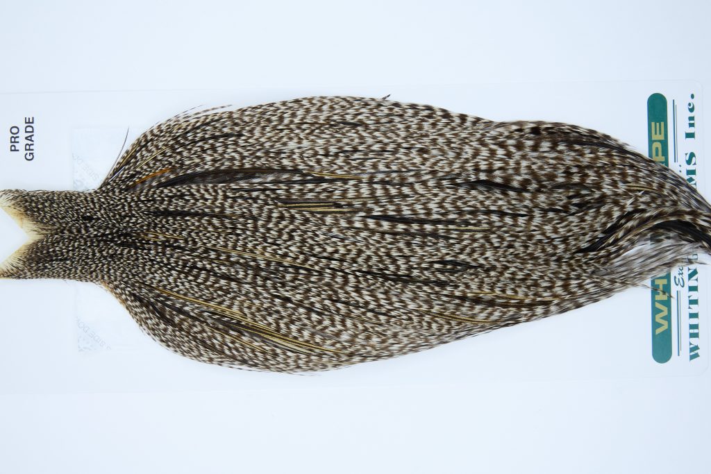 11837 Hebert Dry Fly Hackle Pro Grade Rooster Cape Grizzly Variant Ties Size 8-22