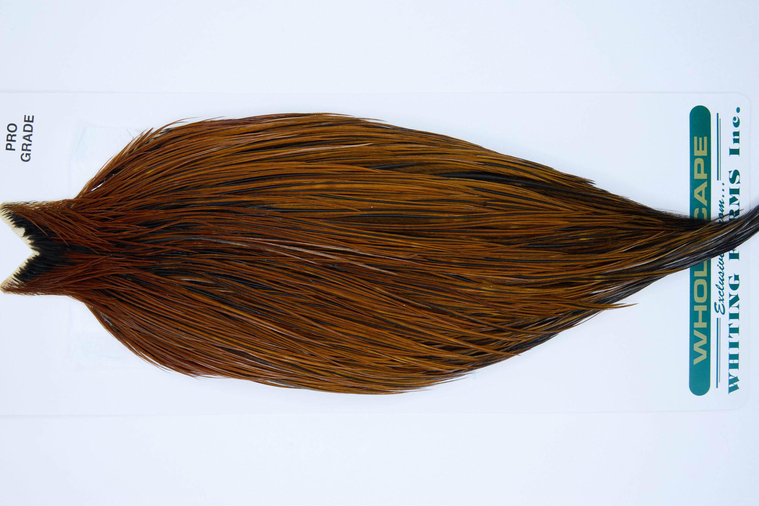 11838 Hebert Dry Fly Hackle Pro Grade Rooster Cape Furnace Ties Size 10-20