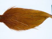 11847 Hebert Dry Fly Hackle Pro Grade Rooster Cape Light Brown Ties Size 10-22