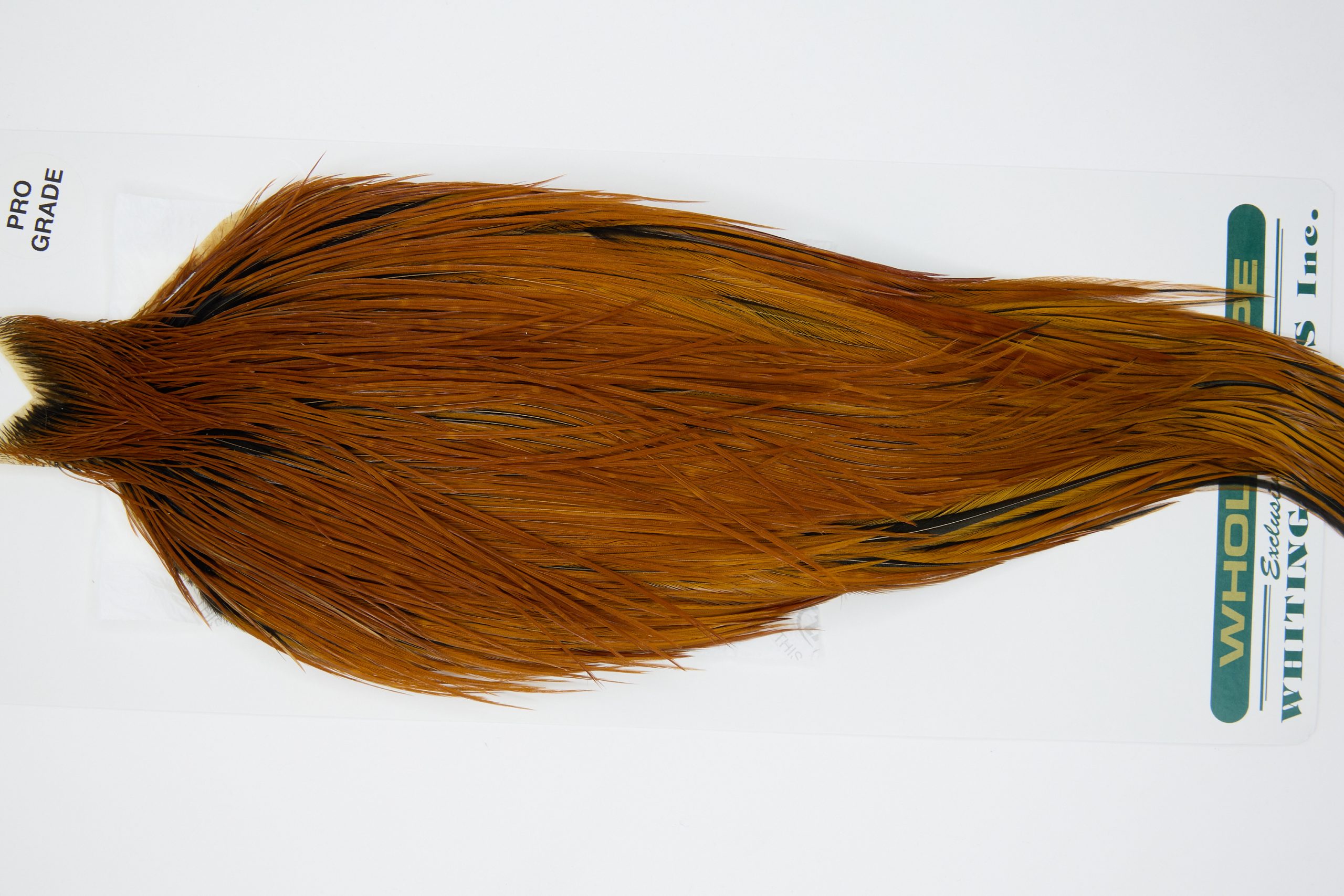 11853 Hebert Dry Fly Hackle Pro Grade Rooster Cape Light Brown Ties Size 10-22