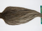 11856 Hebert Dry Fly Hackle Pro Grade Rooster Cape Dark Grey Dun Ties Size 10-22