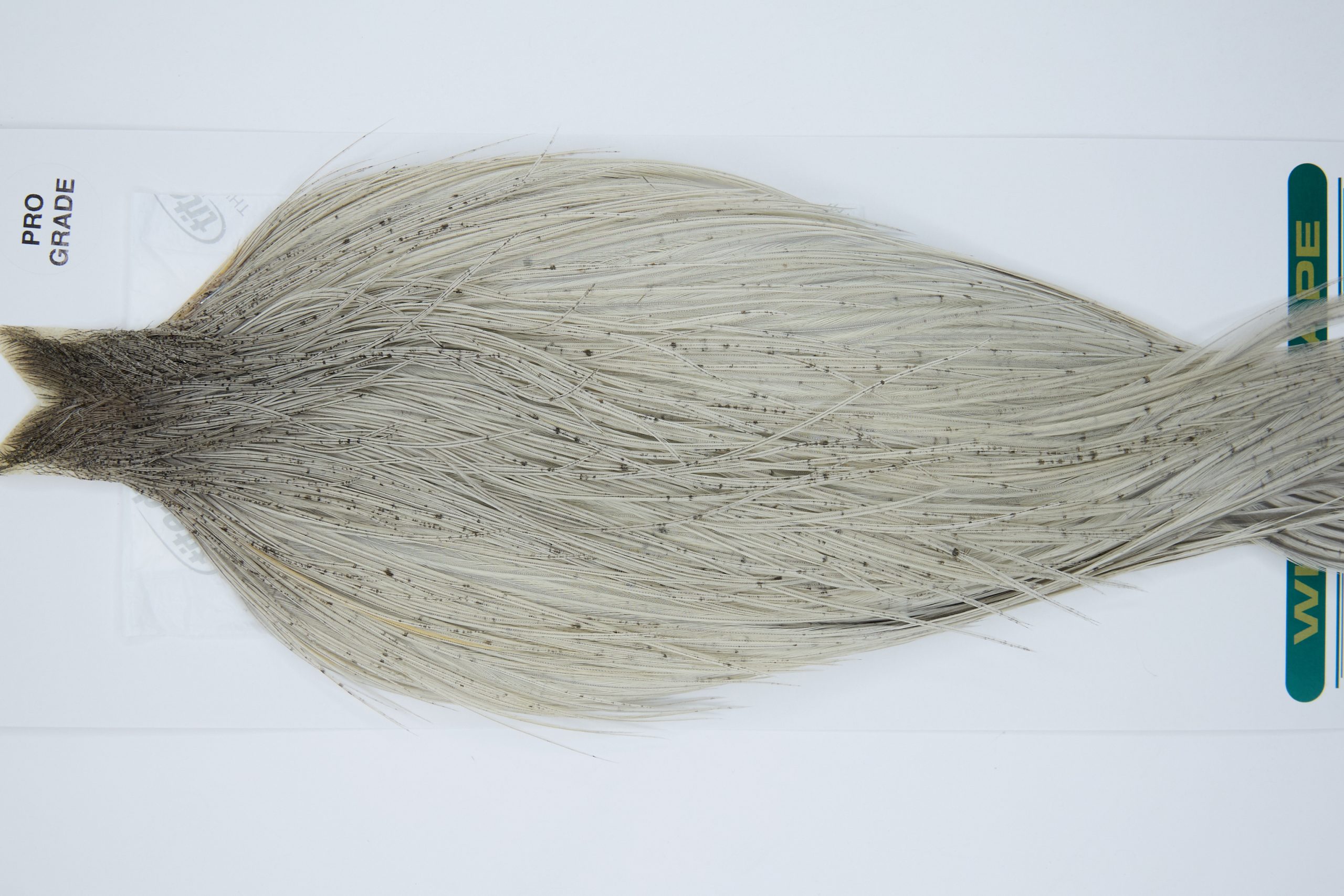 11871 Hebert Dry Fly Hackle Pro Grade Rooster Cape Light Grey Dun Ties Size 8-22