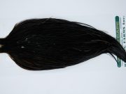 11889 Hebert Dry Fly Hackle Pro Grade Rooster Cape Black Ties Size 10-22
