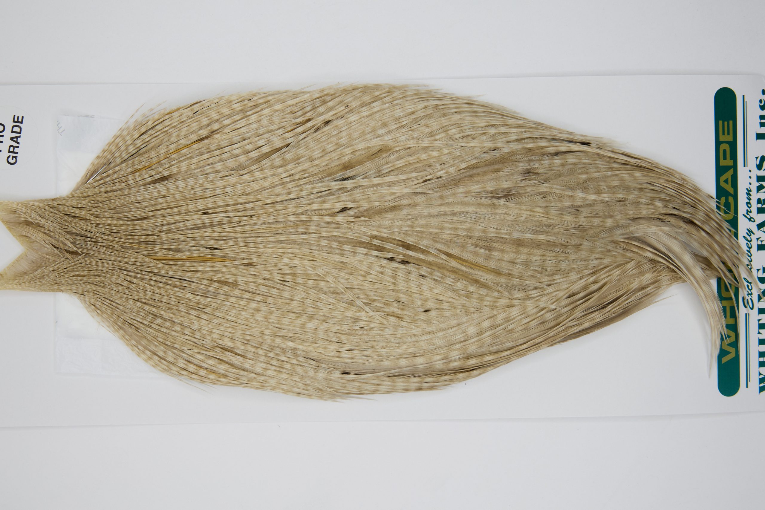 11897 Hebert Dry Fly Hackle Pro Grade Rooster Cape Pale Watery Dun Ties Size 6-22