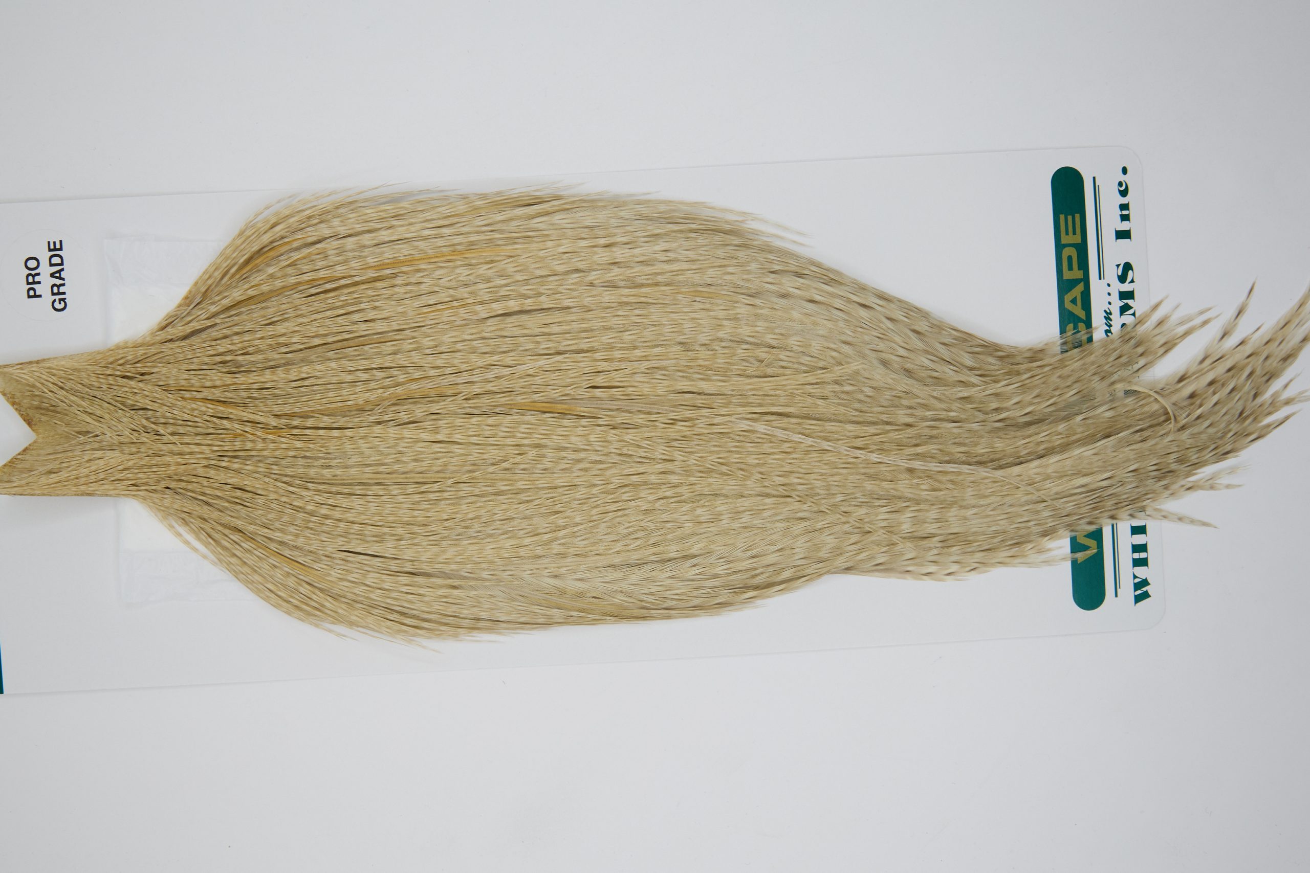 11899 Hebert Dry Fly Hackle Pro Grade Rooster Cape Pale Watery Dun Ties Size 8-22