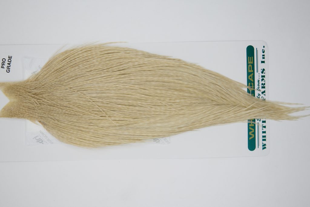 11900 Hebert Dry Fly Hackle Pro Grade Rooster Cape Pale Watery Dun Ties Size 10-22