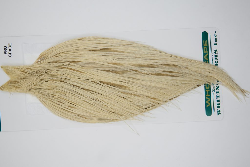 11901 Hebert Dry Fly Hackle Pro Grade Rooster Cape Pale Watery Dun Ties Size 8-22