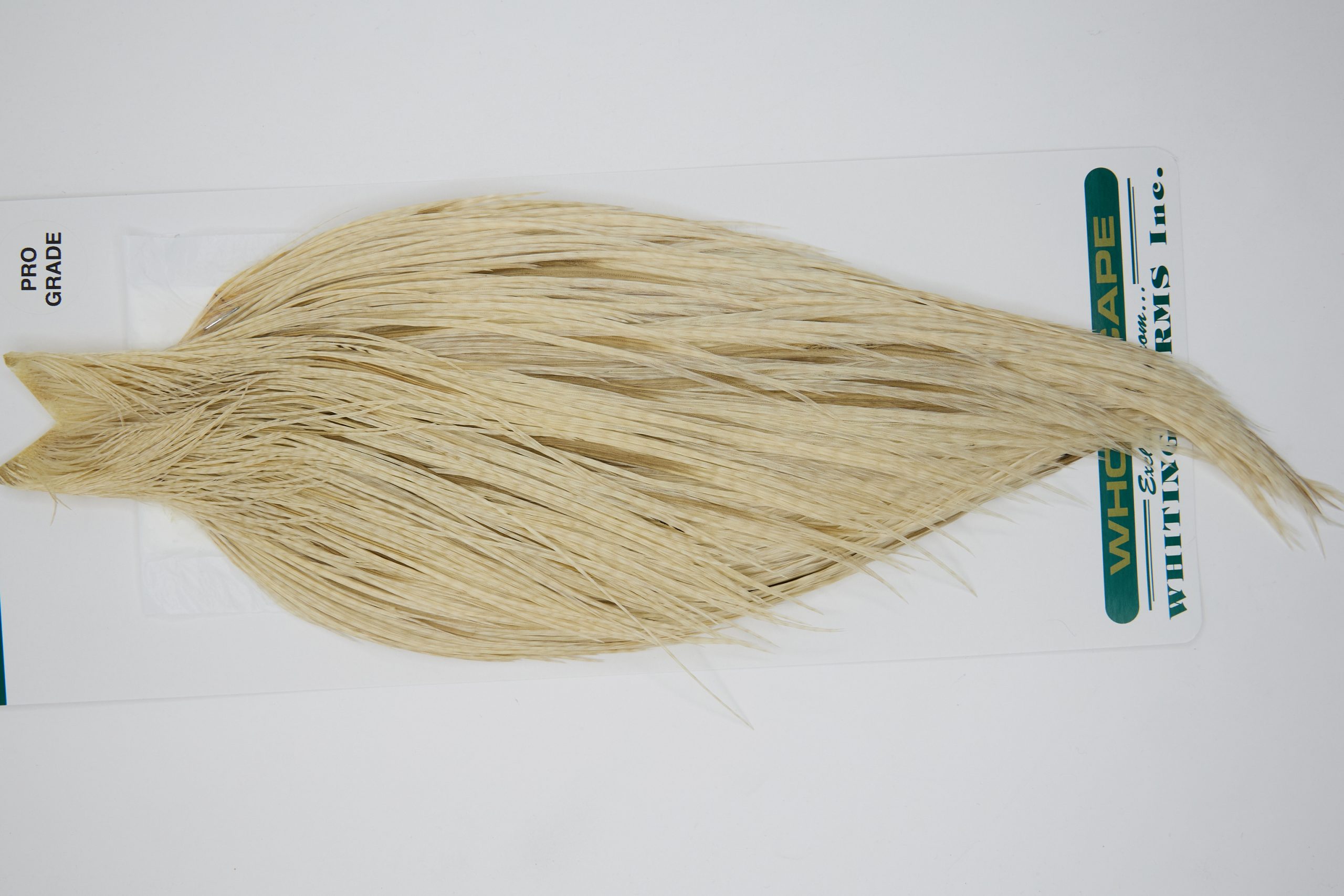 11901 Hebert Dry Fly Hackle Pro Grade Rooster Cape Pale Watery Dun Ties Size 8-22