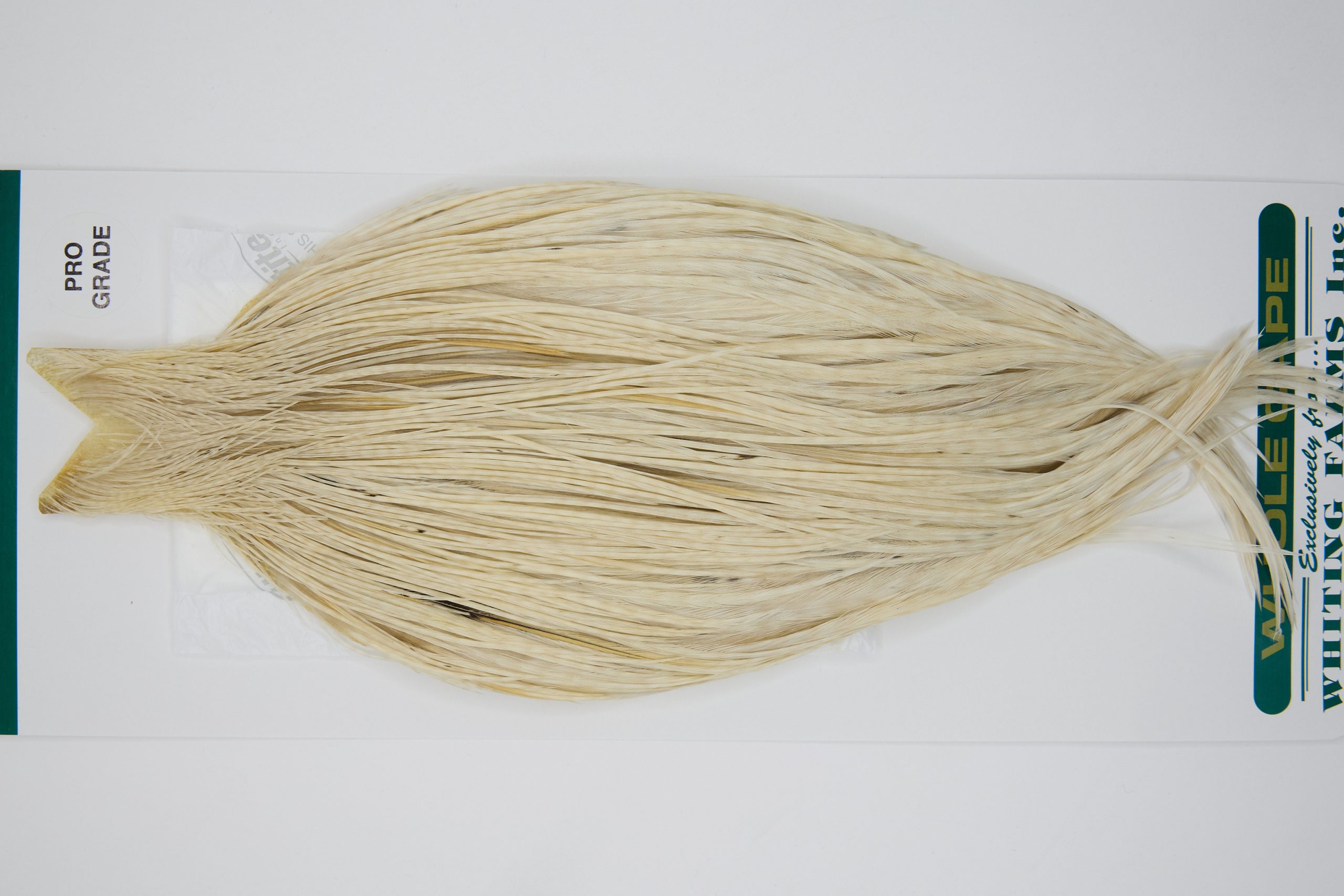 11902 Hebert Dry Fly Hackle Pro Grade Rooster Cape Pale Watery Dun Ties Size 8-24