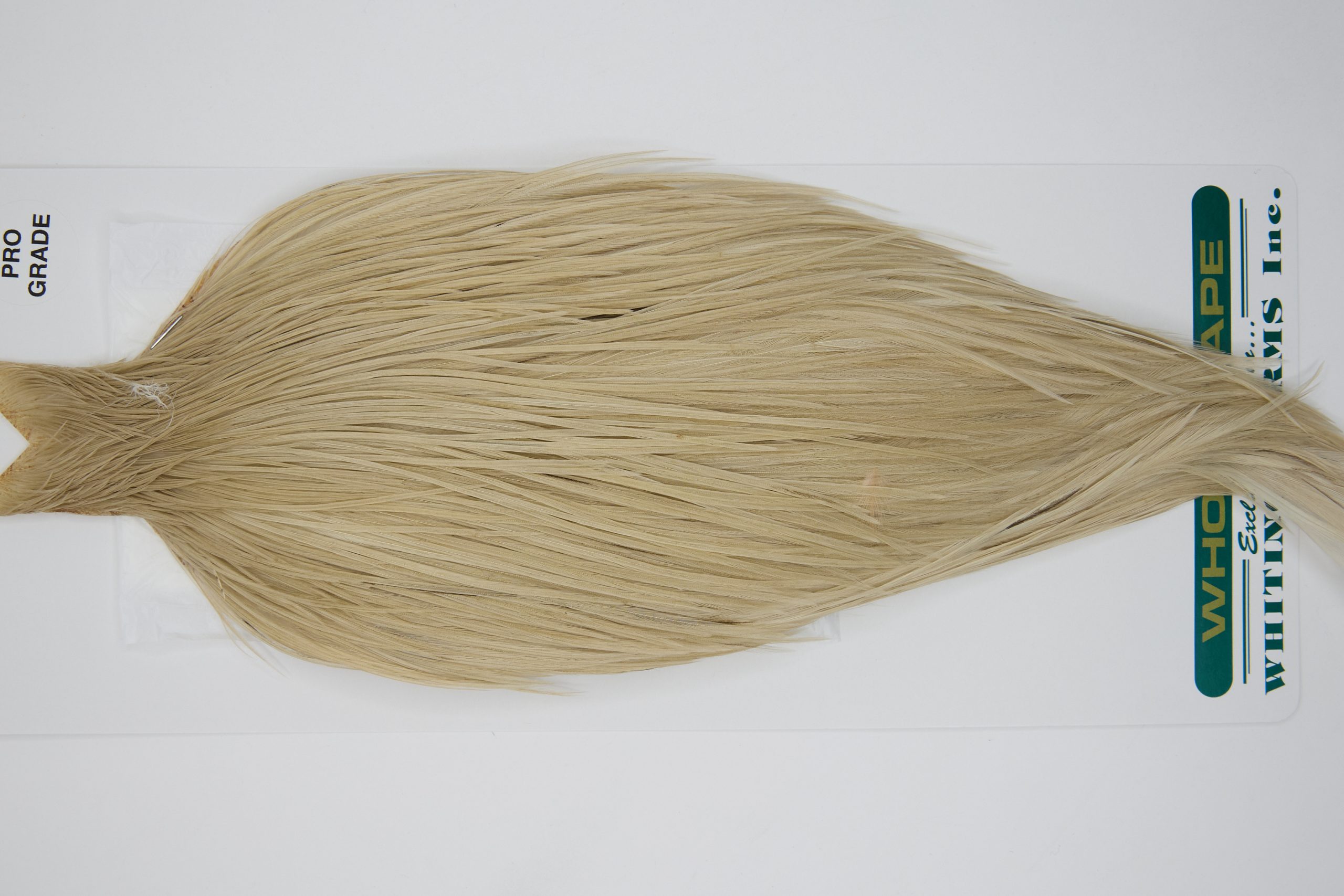 11904 Hebert Dry Fly Hackle Pro Grade Rooster Cape Pale Watery Dun Ties Size 8-22