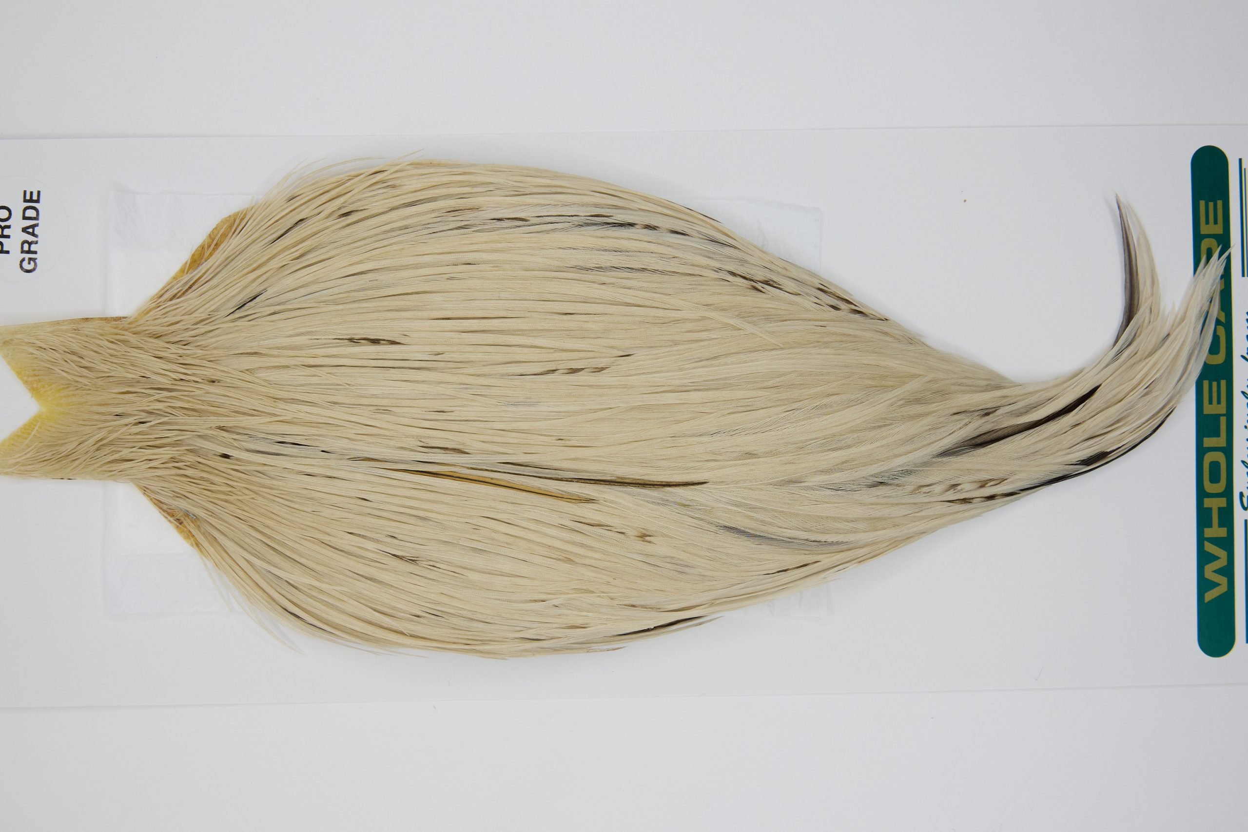 11906 Hebert Dry Fly Hackle Pro Grade Rooster Cape Pale Watery Dun Ties Size 10-22