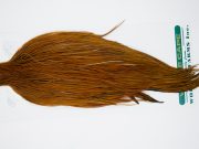 11913 Hebert Dry Fly Hackle Silver Grade Rooster Cape Light Brown Ties Size 10-24