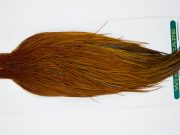 11915 Hebert Dry Fly Hackle Silver Grade Rooster Cape Light Brown Ties Size 12-24