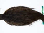 11932 Hebert Dry Fly Hackle Silver Grade Rooster Cape Dark Brown Dun Ties Size 10-24