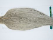 11936 Hebert Dry Fly Hackle Silver Grade Rooster Cape Light Grey Dun Ties Size 8-22