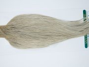 11937 Hebert Dry Fly Hackle Silver Grade Rooster Cape Light Grey Dun Ties Size 10-24