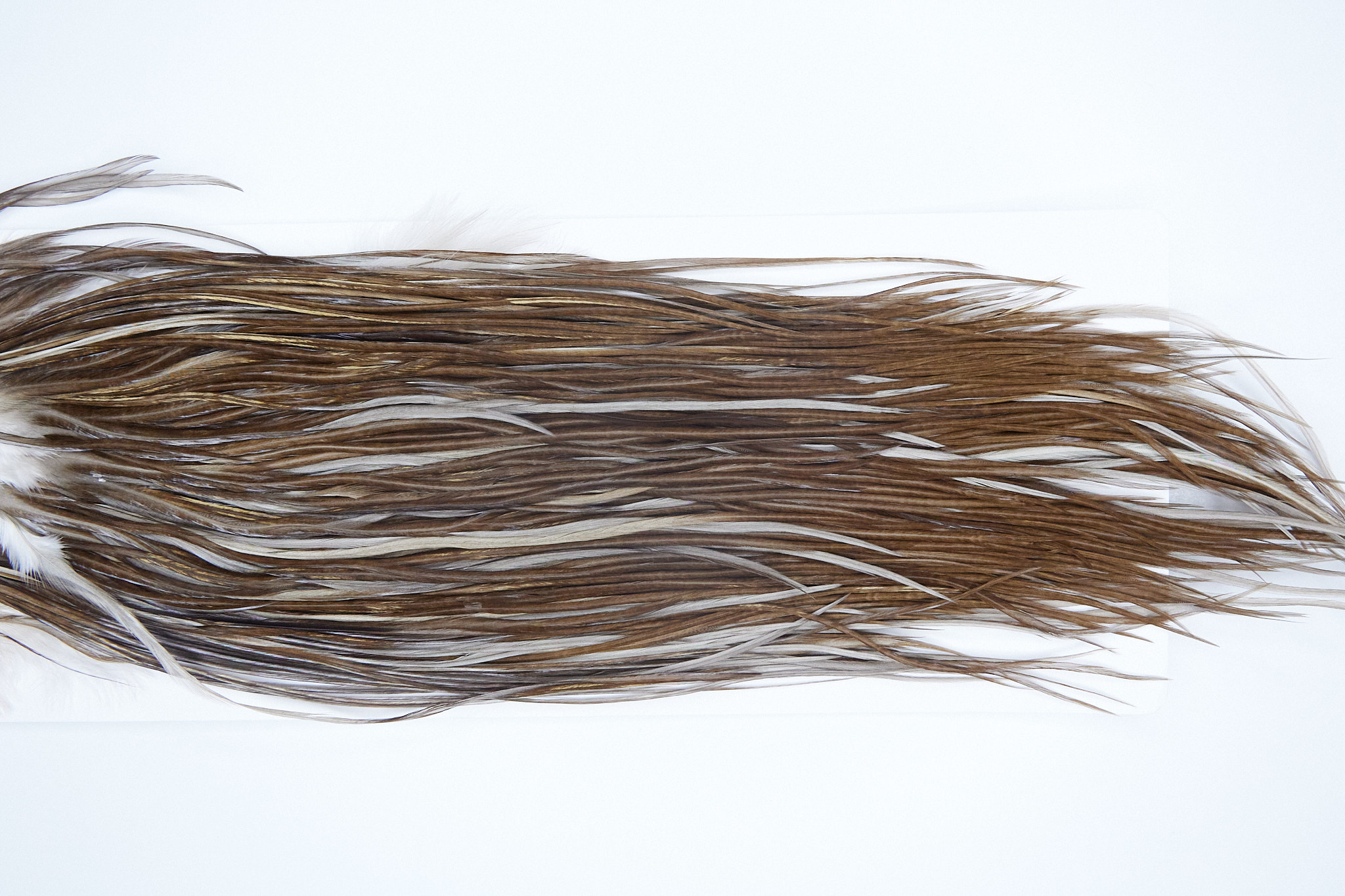 3816 Heritage Dry Fly Hackle Rooster Grade 2 Saddle Heritage Dun Ties Size 10-16