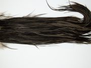 11967 Hebert Dry Fly Hackle Gold Grade Rooster Saddle Dark Grey Dun Ties Size 12-16