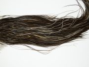 11969 Hebert Dry Fly Hackle Gold Grade Rooster Saddle Dark Grey Dun Ties Size 14-16