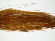 11974 Hebert Dry Fly Hackle Silver Grade Rooster Saddle Light Brown Ties Size 14-16