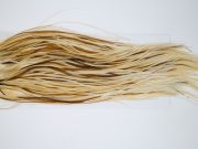 12014 Hebert Dry Fly Hackle Silver Grade Rooster Saddle Light Ginger Ties Size 14-16