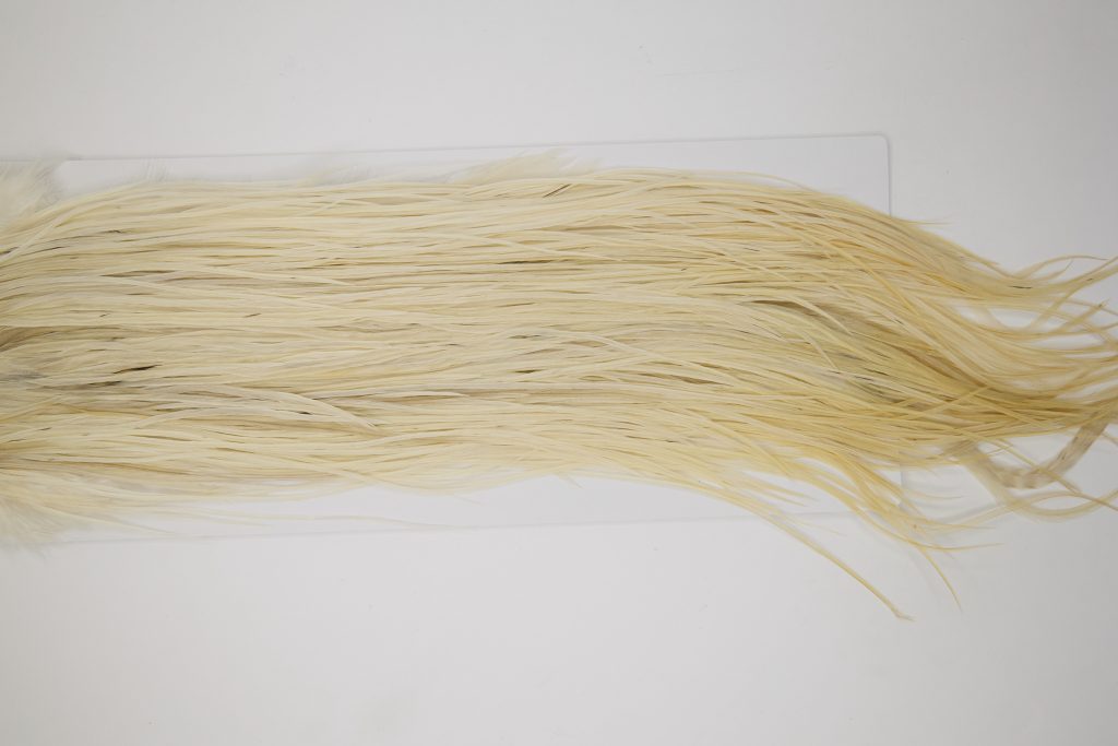 12062 Hebert Dry Fly Hackle Bronze Grade Rooster Saddle Pale Watery Dun Ties Size 12-18