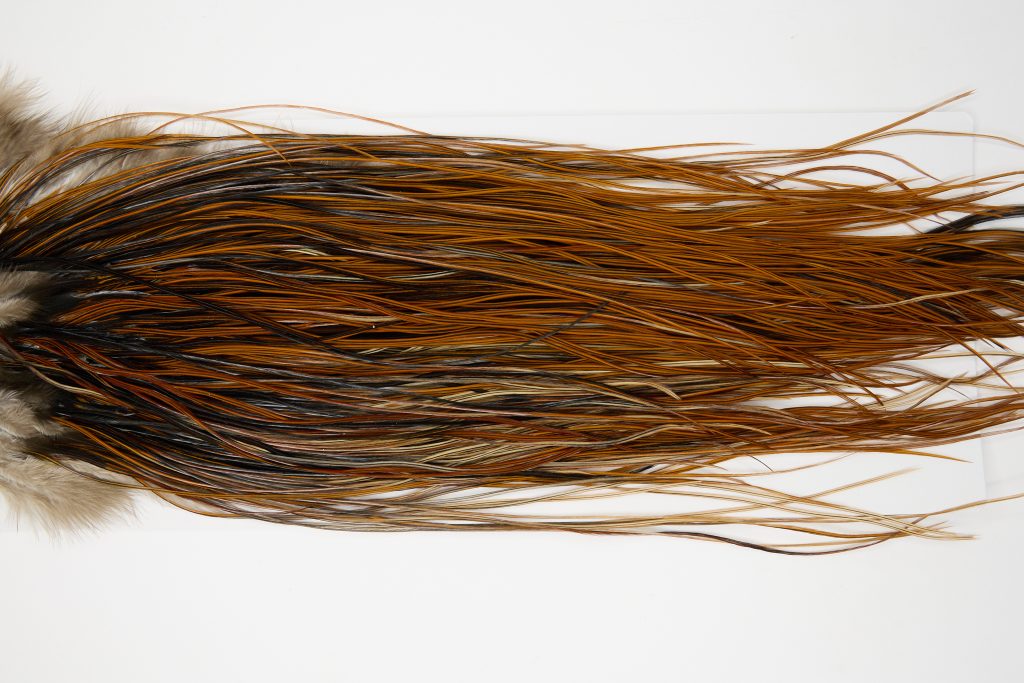 12076 Hebert Dry Fly Hackle Pro Grade Rooster Saddle Furnace Ties Size 14-20
