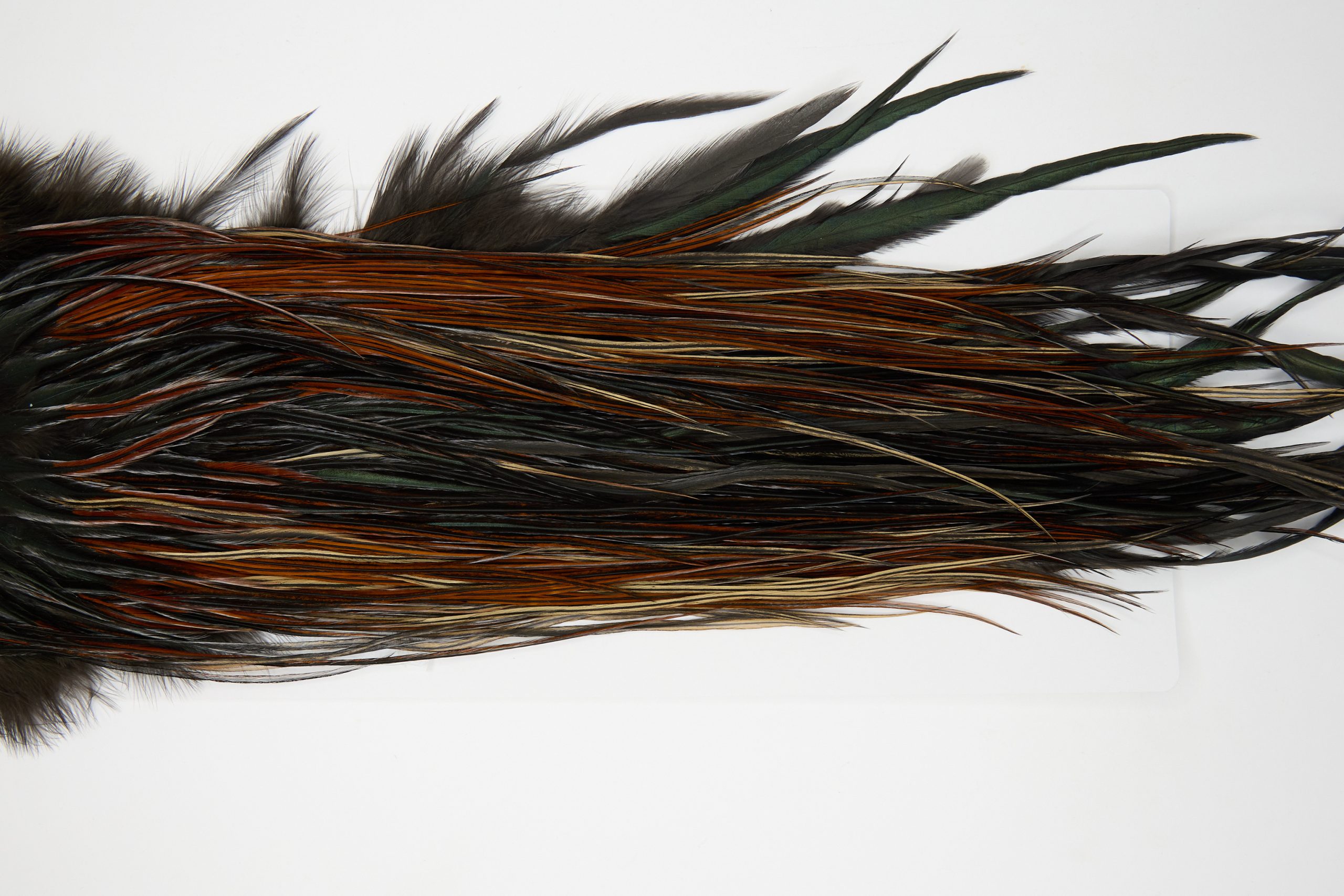12081 Hebert Dry Fly Hackle Pro Grade Rooster Saddle Furnace Ties Size 12-16