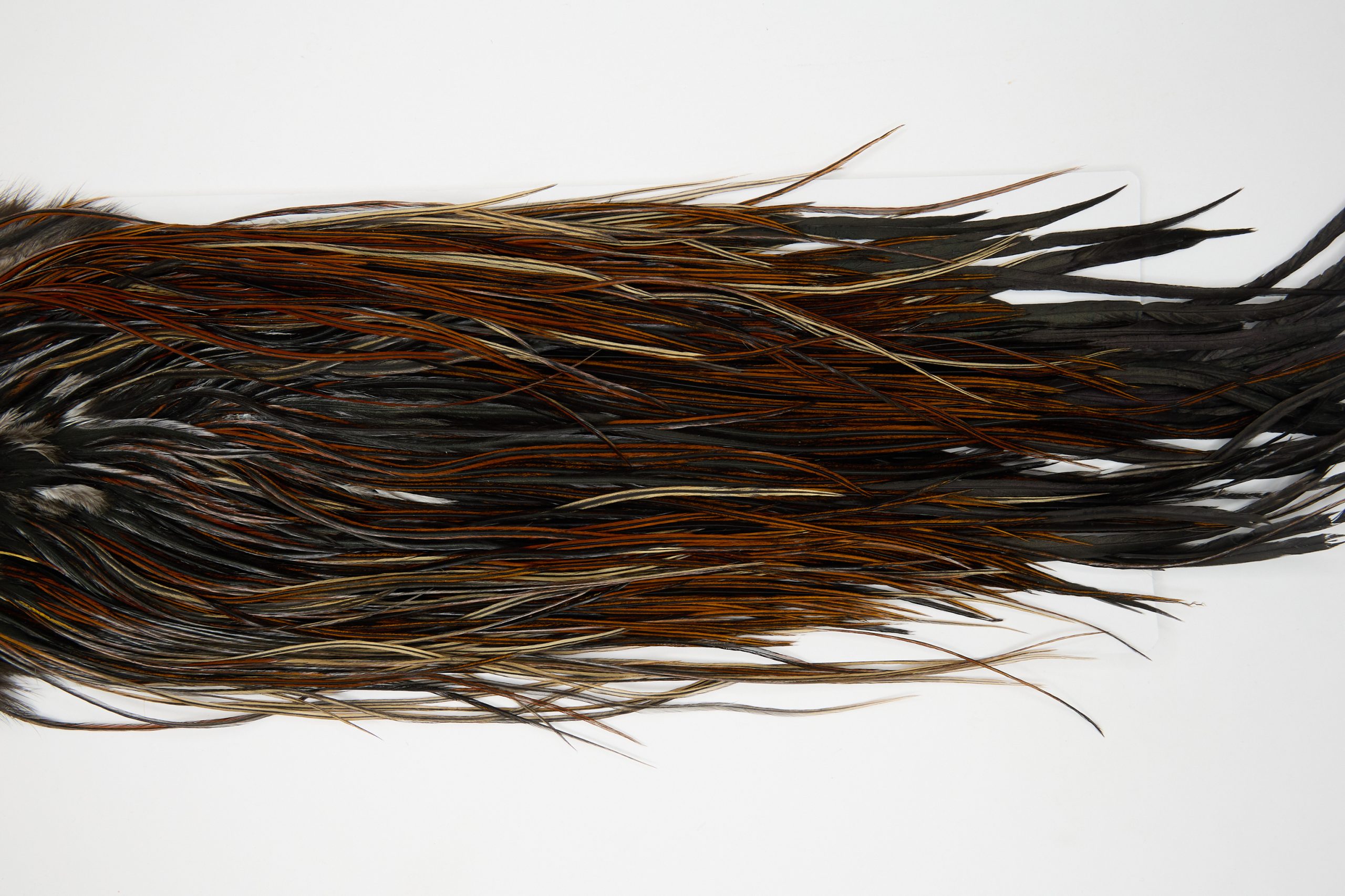 12083 Hebert Dry Fly Hackle Pro Grade Rooster Saddle Furnace Ties Size 16-18