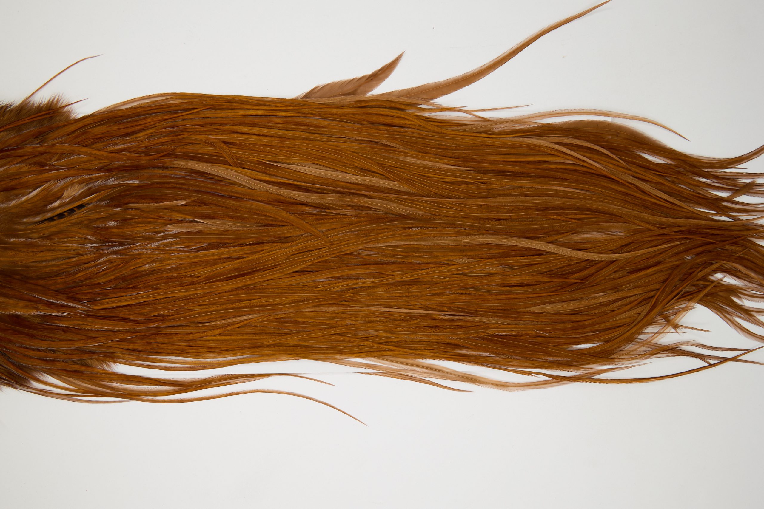 12091 Hebert Dry Fly Hackle Pro Grade Rooster Saddle Coachman Brown Ties Size 12-16