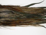 12119 Hebert Dry Fly Hackle Pro Grade Rooster Saddle Grizzly Variant Ties Size 14-18