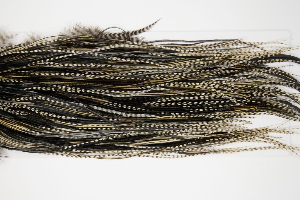 12120 Hebert Dry Fly Hackle Pro Grade Rooster Saddle Grizzly Variant Ties Size 12-18