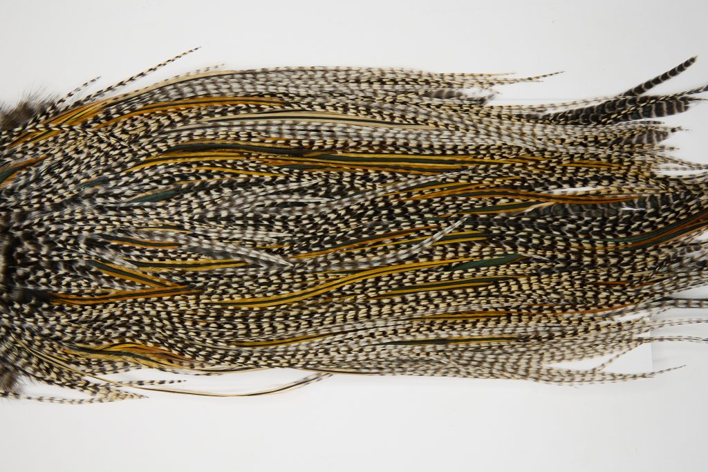 12126 Hebert Dry Fly Hackle Pro Grade Rooster Saddle Grizzly Variant Ties Size 12-16