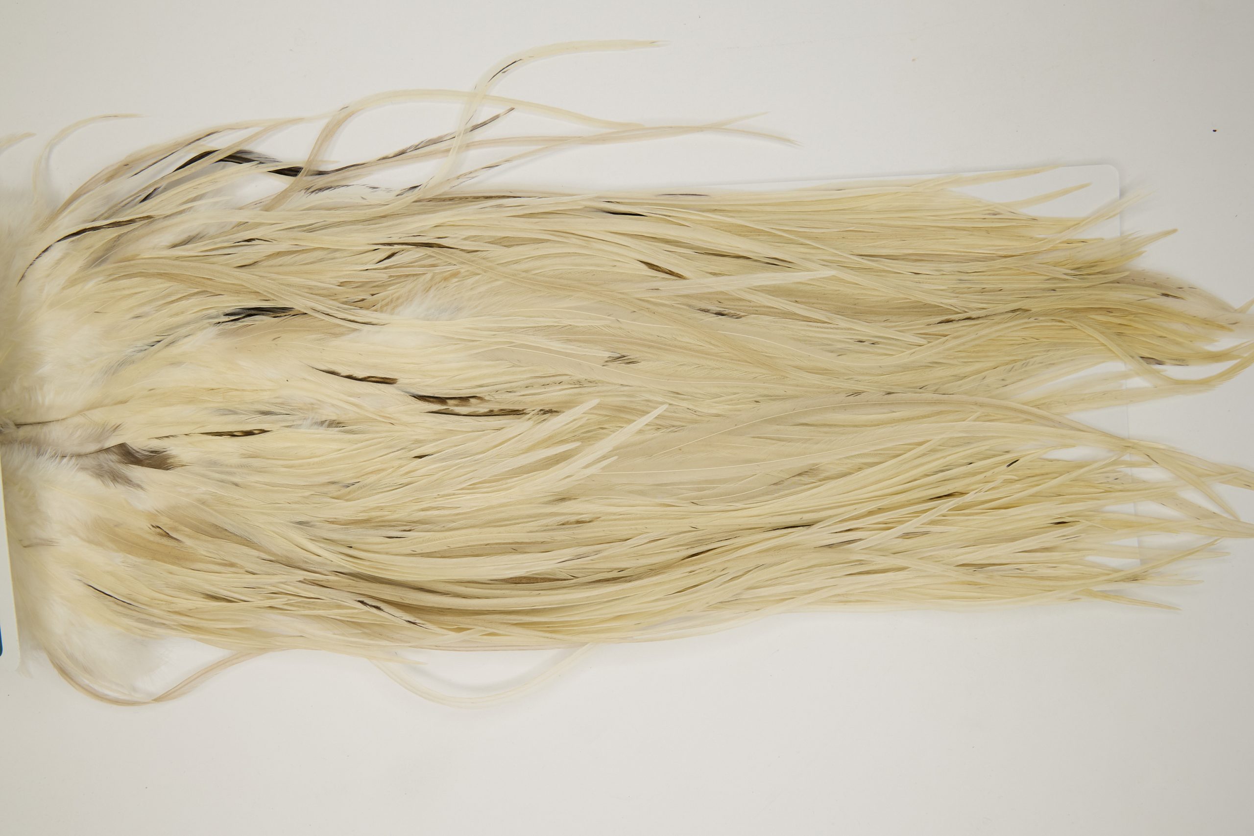 12138 Hebert Dry Fly Hackle Pro Grade Rooster Saddle Grizzly Variant Ties Size 10-14